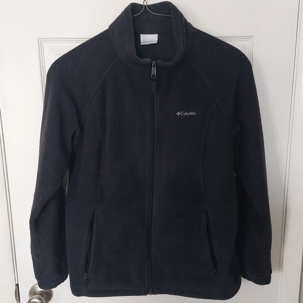 Columbia Black Zip-up, Size 1X